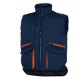 Gilet imbottito Sierra 2 Tg. XL blu/arancio