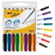 Astuccio 8 pennarelli VELLEDA 1741 punta tonda whiteboard colori assortiti BIC