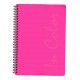 BLOCCO SPIRALATO A6 80GR FUCSIA FLUO