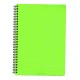 BLOCCO SPIRALATO A6 80GR VERDE FLUO