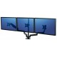 BRACCIO MONITOR VERTICALE TRIPLO PLATINUM