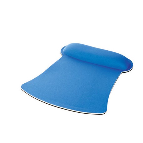 fellowes Tappetino per mouse con poggiapolso in gel Mouse pad Blu 91141  Crystal