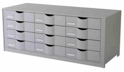 Cancelleria: CASSETTIERA MYDESK ARDA A 4 CASSETTI BIANCO