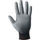 GUANTI NYLON 885 TG.M    NERO PALMO PU GRIGIO