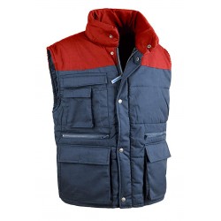 GILET ANTARES TOP BLU/ROSSO 33XX SOCIM