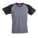 T-SHIRT ALICANTE GRIGIA  COTONE TG.L 150GR