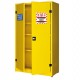 Armadio di sicurezza per liquidi infiammabili 107,5x50x18cm giallo