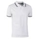 POLO JERSEY SPORT TG.XL  BIANCO/BLU 100% COTONE