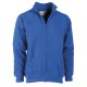 FELPA ZIP TOTALE BLU     TG.4XL COTONE/POLIESTERE