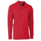 POLO M/L PREMIUM ROSSA   TG.M 100% COTONE