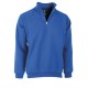 FELPA MEZZA ZIP ROYAL    TG.L COTONE/POLIESTERE