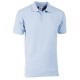 POLO PREMIUM AZZURRO     TG.L 100% COTONE