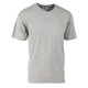 T-SHIRT COLLO V GRIGIO METG.XXL 100% COTONE