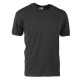 T-SHIRT COLLO V NERO     TG.XL 100% COTONE