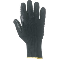 GUANTI FILO CONTINUO COT.NYLON NERO TG.8 ANTIVIBR.