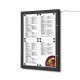 BACHECA P/MENU DA        PARETE A LED 50X68