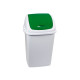 00547PATTUMIERA RIF BASIC50L COPERCHIO BASC. VERDE