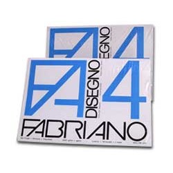 ALBUM DISEGNO FABRIANO F4 BIANCO (240X330MM) 200GR 20FG RUVIDO