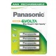 BLISTER 4 PILE MINISTILO RICARICABILI AAA 1,2V INFINIUM PANASONIC