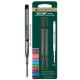 Blister 2 refill per SFERA Sheaffer  BLU PUNTA MEDIA