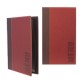 PORTA MENU A5 Long -18x36cm BORDEAUX TRENDY con 1 INSERTO DOPPIO