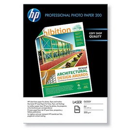 HP Carta Fotografica Lucida A4 per Stampante Laser 100 fogli - CG966A