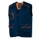 GILET da LAVORO M6GIL blu/arancio Tg. L PANOSTYLE