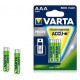 BL.2 PILE MINISTILO VARTA RICARICABILI  850 mah