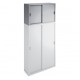 SOPRALZO IN METALLO A 2  ANTE 180X45X70 GRIGIO