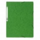 CARTELLA CON ELASTICO 24x32CM VERDE CARTONCINO LUSTRE 425gr