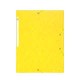 CARTELLA CON ELASTICO 24x32CM GIALLO LIMONE CARTONCINO LUSTRE 425gr