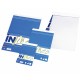 13002 BLOCCO NOTE IN UFFICIO BLU 60 FG A5 5mm