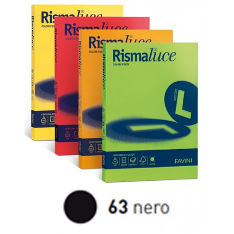 Risma carta nera A4 200gr